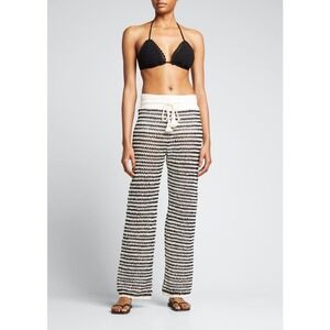 Veronica Beard Arzoo Crochet Beach Pants